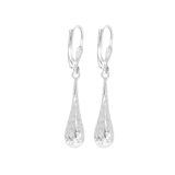 Ohrringe, 925 Silber, Tropfen