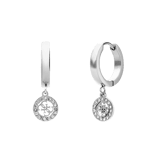 Guess-Ohrringe, Edelstahl, 4G-Logo, 15 mm