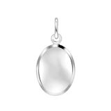 Silberanhänger, oval