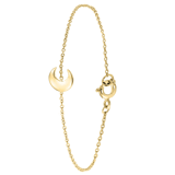 Zilveren goldplated bedelarmband voor dames