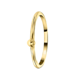 Zilveren goldplated ring voor dames