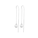 Ohrringe, 925 Silber, Perle
