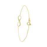 9 karaat armband met hanger Infinity
