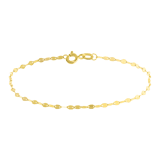 9 karaat armband met fantasie schakels