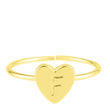 Bijoux goudkleurige ring voor dames
