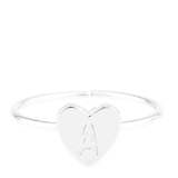 Bijoux zilverkleurige ring voor dames