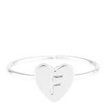 Bijoux zilverkleurige ring voor dames