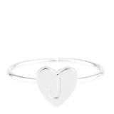 Bijoux zilverkleurige ring voor dames