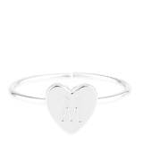Bijoux zilverkleurige ring voor dames