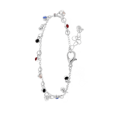 Bijoux zilverkleurige fantasiearmband voor dames