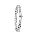 Stainless steel armband gourmetschakel mat