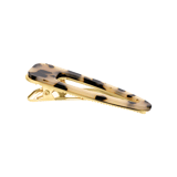 Bijoux haarclip met dierenprint beige voor dames