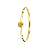 Ring aus 585 Gelbgold mit gelbem Zirkonia