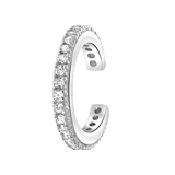 Zilveren earcuff zirkonia voor dames