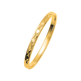 9 Karaat gele dames trouwring Balance H233