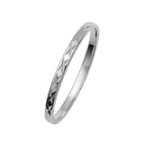 9 karaat witte trouwring Balance dames H235
