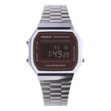 Casio Retro Digitaluhr Silber A168WEM-1EF