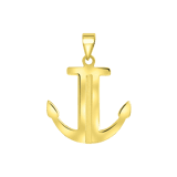 Anhänger, 585 Gelbgold, Anker