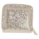 Goudkleurige portemonnee met glitter