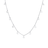 Halskette, 925 Silber, Sterne der Galaxis