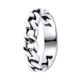 Ring aus 925 Silber Bali, Gourmet-Kettenglied