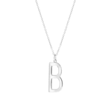 Halskette & Anhänger, 925 Silber, Alphabet