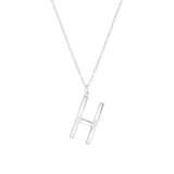 Halskette & Anhänger, 925 Silber, Alphabet