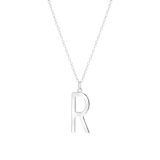 Halskette & Anhänger, 925 Silber, Alphabet
