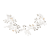 Haarschmuck mit Süßwasserperlen und Strass