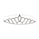 Plated diadeem met steentjes voor dames