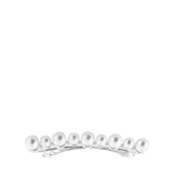Silberfarbener Haarschmuck mit Perlen
