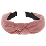 Diadem mit Stoff in Rosa