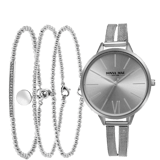 Edelstahl-Set Endless Armbänder&Armbanduhr