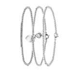 Armband-Set Endless, Edelstahl mit Kristall