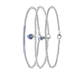 Armband-Set Endless, Edelstahl mit Kristall