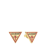 Guess stainless steel goldplated oorknoppen voor dames