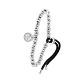 Armband von Guess, Edelstahl, Kordeloptik, 4G-Logo