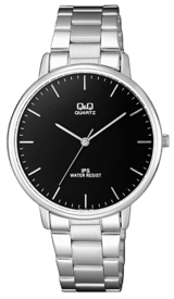 Q&Q horloge met stainless steel band