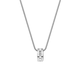 Halskette & Anhänger aus Edelstahl mit Zirkonia