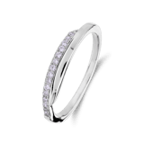 Zilveren ring met zirkonia