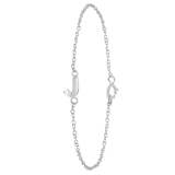Kinderarmband aus 925 Silber, Alphabet