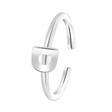 Kinderring aus 925 Silber, Alphabet