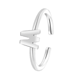 Kinderring aus 925 Silber, Alphabet