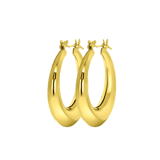 Goldfarbene Bijoux-Ohrringe