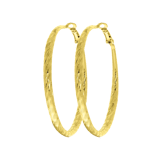 Bijoux goudkleurige oorringen voor dames