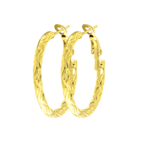 Bijoux goudkleurige oorringen voor dames