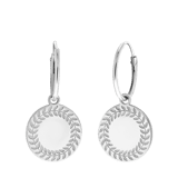 Ohrringe aus 925 Silber, römischer Kranz