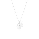 Zilveren ketting&hangers ovaal