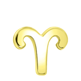 Zilveren hanger goldplated sterrenbeeld