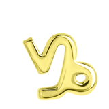 Anhänger, 925 Silber, vergoldet, Sternzeichen